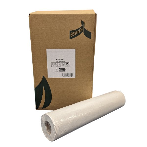 Hygiene Wiper Roll White 2 Ply 50cmx40m