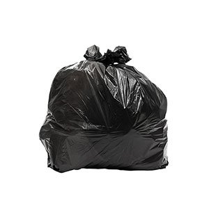 Black Sack Medium Duty 10kg XL 18x32x38" 457x813x965mm