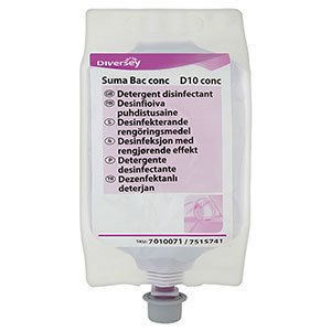 D10 Suma Bac Conc Detergent Disinfectant Pouch